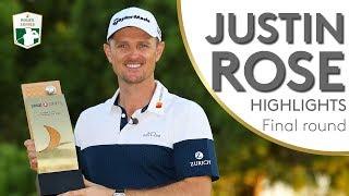 Justin Rose Final Round Winning Highlights | 2018 Turkish Airlines Open