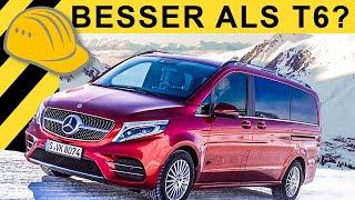 BESSER als der VW T6.1? MERCEDES V300d TEST! 245 PS mit 2,5t Anhänger!