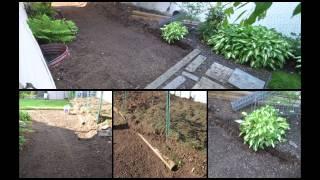 Veggie Garden & Paver Path Redo-Before & After Shots