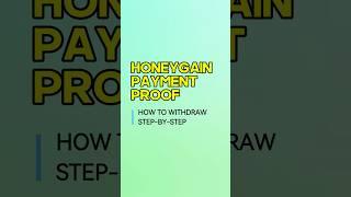 $50 Honeygain Payment Proof #passiveincome