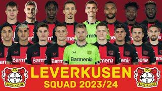 BAYER LEVERKUSEN Squad Season 2023/24 | Bayer Leverkusen | FootWorld