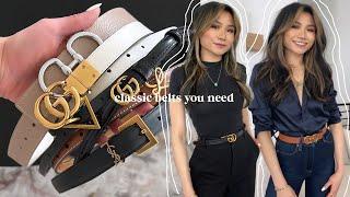 Belts Every Woman Should Own  accessories to build a timeless classic wardrobe | Miss Louie