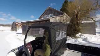 Mule 610  - Plowing Driveway (Kawasaki UTV)