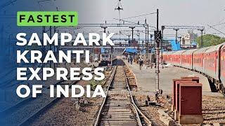 12908 Maharashtra Sampark Kranti Express Fastest Non AC train of India Full Journey Delhi to Mumbai