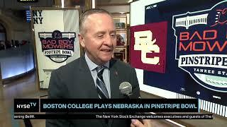 Blake James, Director of Athletics, Boston College Joins NYSE TV Live