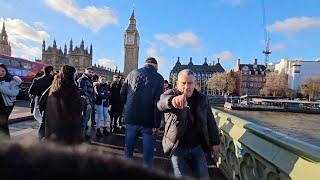 Westminster Bridge:  The Cup and Ball Scam