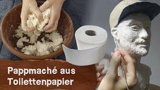 How to make good paper mache (pulp) from toilet paper