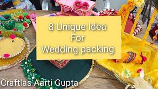 कम पैसों में कैसे करे शादी के समान की सजावट | Trousseau Packing Unique Ideas @Craftlas_Aartigupta