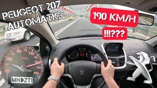 حداکثر سرعت با پژو 207 اتوماتیک - PEUGEOT 207 Automatic Max Speed & 0-100 Acceleration on Autobahn