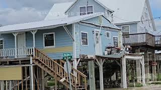 09-26-2024 Horseshoe Beach, Florida - Hurricane Helene Final Preparations - Big Waves