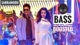 Private party ||| Sarrainodu || Bass Boosted Telugu Song ||| Allu Arjun