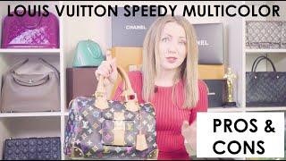 Louis Vuitton Speedy Multicolor Bag: Pros and Cons #lvspeedymulticolor #lvmulticolor