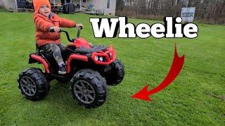 Heimili 24v Ride On Quad Testing And Review     #24volt #rideontoys #heimili