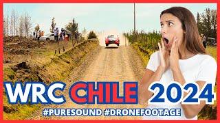 WRC CHILE 2024  BEST MOMENTS  DRONE FOOTAGE  PURESOUND