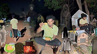 சுடுகாட்டில் ஆவி பிரியாணி️🪦#ghost#danger#firewood#food#biriyani#tiyavlogs21#scary#video#foodie#