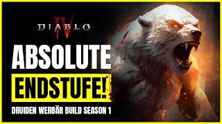 Diablo 4  Dieser DRUIDEN WERBÄR BUILD geht SO KRASS ab! Diablo 4 Build Season 1 Deutsch