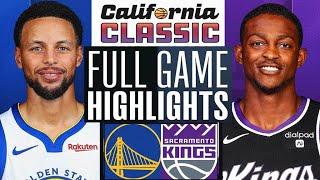 Golden State Warriors vs Sacramento Kings | California Classic | Full Game Highlights