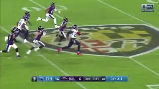 Derrick Henry 66-yard Run | Titans vs. Ravens Highlights