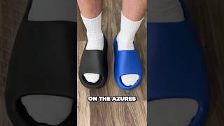 WATCH BEFORE YOU BUY THE YEEZY AZURE SLIDES! SIZING IS Different Compared To Other Colorways!