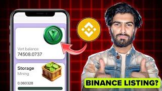 Vertus Mining BINANCE Listing & Withdrawal ??LISTING Date