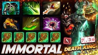 Wraith King Immortal Deadly Warrior - Dota 2 Pro Gameplay [Watch & Learn]