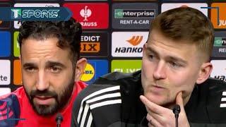 Ruben Amorim y Matthijs de Ligt: "La Real Sociedad es un equipo intenso con experiencia"