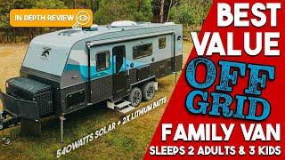 Best Value? Unlock Affordable Off-Grid Adventures with the Snowy River SRT-22F Family Caravan!