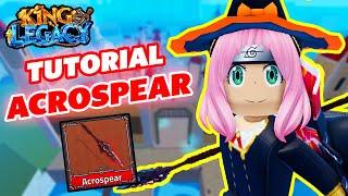 Cara Dapat Acrospear di King Legacy #roblox #kinglegacy