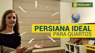 Qual a persiana ou cortina ideal para quartos? Persiana rolô? Romana? Com blackout? Caixa box?