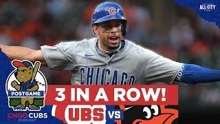 Christopher Morel & Shota Imanaga power Chicago Cubs to 3rd straight win | CHGO Cubs Podcast