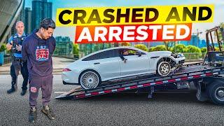 MARTY CRASHES HIS NEW BENZ INTO A SEMI TRUCK ITS TOTALED