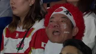 Passionate Japanese anthem v Scotland