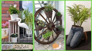 30 Wunderschöne Landhaus Deko - Ideen aus alten gebrauchten Gegenständen für Haus und Garten
