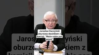 Jarosław #Kaczyński oburzony docinkiem z komisji. "Może sobie pan prosić" #polityka