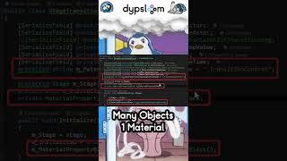 Unity Tip : Material Property Block #shorts