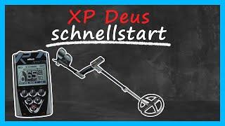 XP Deus Schnell-Start Anleitung