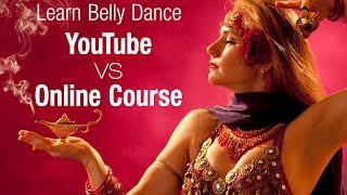 Learn Belly Dance YouTube VS Online Course - Jensuya Belly Dance