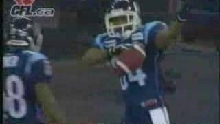 CFL Dorsey Punt Return vs. Edmonton