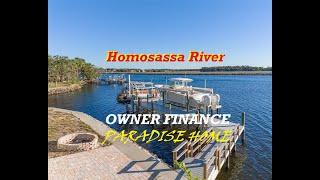 Homosassa, FL Owner Finance waterfront paradise home