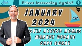 ️ Cape Coral Gulf Access Canal Homes | Housing Market Update | January 2024