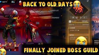 AFTER 3 YEARS SK SABIR ND SUDIP SARKAR BACK TO BOSS GUILD️ INDIA'S NO 1 GUILD GARENA FREE FIRE 