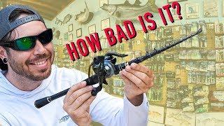 Super Weird Telescopic Fishing Rod Review | Kastking Blackhawk II