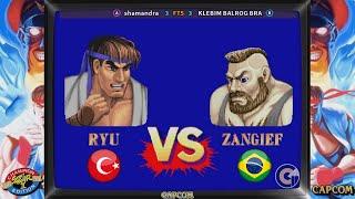 Street Fighter II' Champion Edition - FT5 Turquia x Brasil - shamandra Vs KLEBIM BALROG BRA