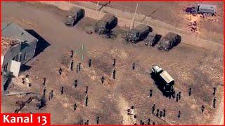 Strike on area where Russian equipment and soldiers in Kursk; enemy is shocked by power of missiles