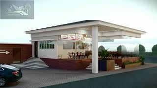 3D Exterior Design | Restaurant | Design | Walkthrough