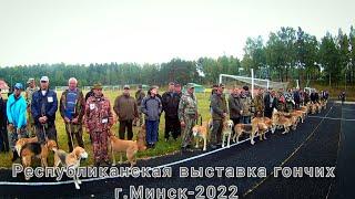 Республиканская выставка гончих г.Минск-2022