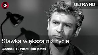 Stawka Większa Niż Życie (1968) | 4K | Odcinek 1 | Kultowy Polski Serial | Hans Kloss | Za Darmo