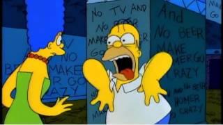 The Simpsons   No Tv and No Beer   YouTube