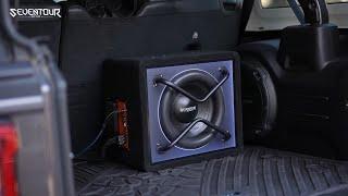 Seventour 12" 1400W Powered Car Subwoofer Enclosure Vented Box, Car/Truck Audio Sub with Amplifier