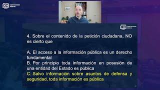 Ejemplo de Derecho de petición y acceso a la información